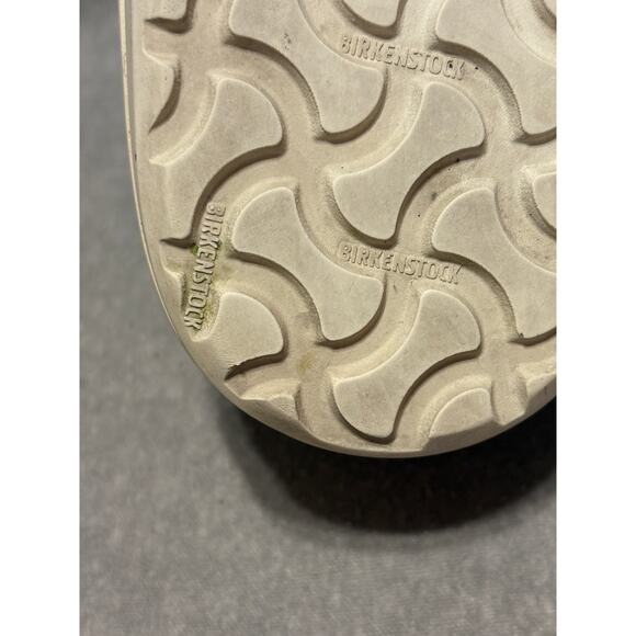 Birkenstock Size 39 (US 8) Oswego Black Leather Loafer Shoe Cork Footbed EUC - Picture 10 of 11